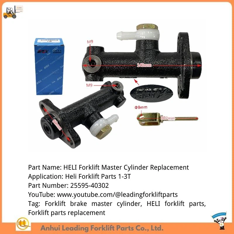 Kínai targonca alkatrészeinek cseréje|HELI targonca főfékhenger csere|25595-40302